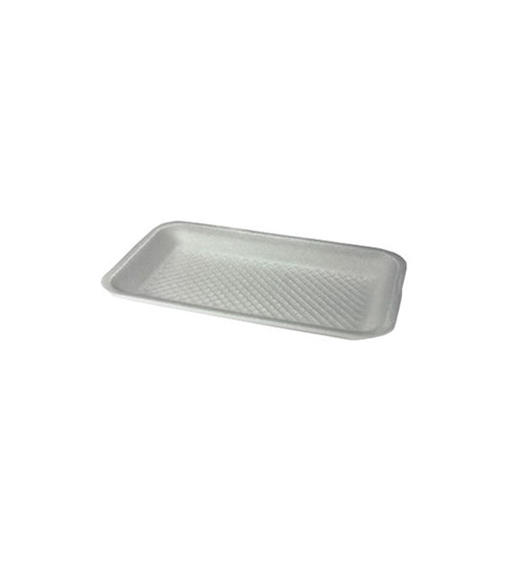 Polystyrene Tray White 130x175x16 mm (500 pcs)