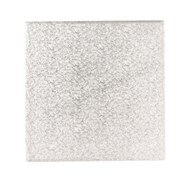 Square Double Thick Card (12'') 25's silver
